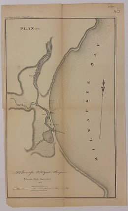 Item #203824 Plan No. 3 Milwaukee Harbor Improvement. J. H GUNNISON