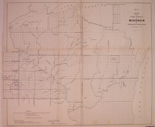 Item #203826 (No. 1) Sketch of the Public Surveys in Wisconsin and Territory of Minnesota. Lewis...