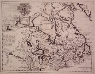 Item #203888 Carta Geografica del Canada Nell: America Settentrionale. Giovanni Battista ALBRIZZI