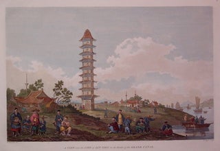 Item #203895 A View of the City of Lin-Tsin on the Banks of the Grand Canal. William ALEXANDER