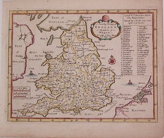 Item #204293 A Traveling Mapp of England & Dominion of Wales. John SELLER