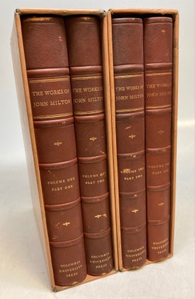 Item #204352 The Works of John Milton. Volumes 1 & 2. John MILTON