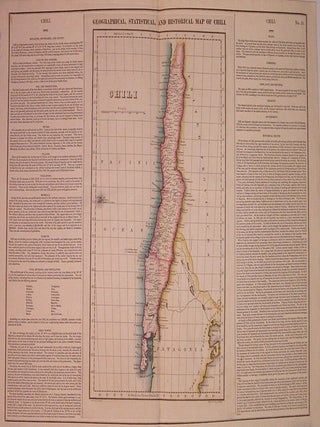 Item #204669 Geographical, Historical, and Statistical Map of Chili. CAREY, LEA