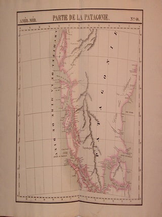Item #204810 Partie de la Patagonie. Amer. Mer. No. 40. Philippe Marie VANDERMAELEN
