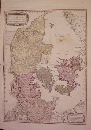 Item #204991 A Map of the Kingdom of Denmark with the Duchy of Holstein. William FADEN