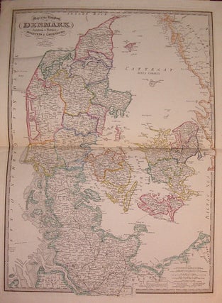 Item #205003 Map of the Kingdom of Denmark including the Dutchies of Holstein & Lauenburg. James...