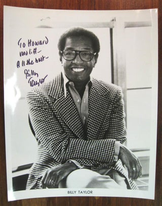 Item #206390 Signed Photograph. Billy TAYLOR, 1921 - 2010
