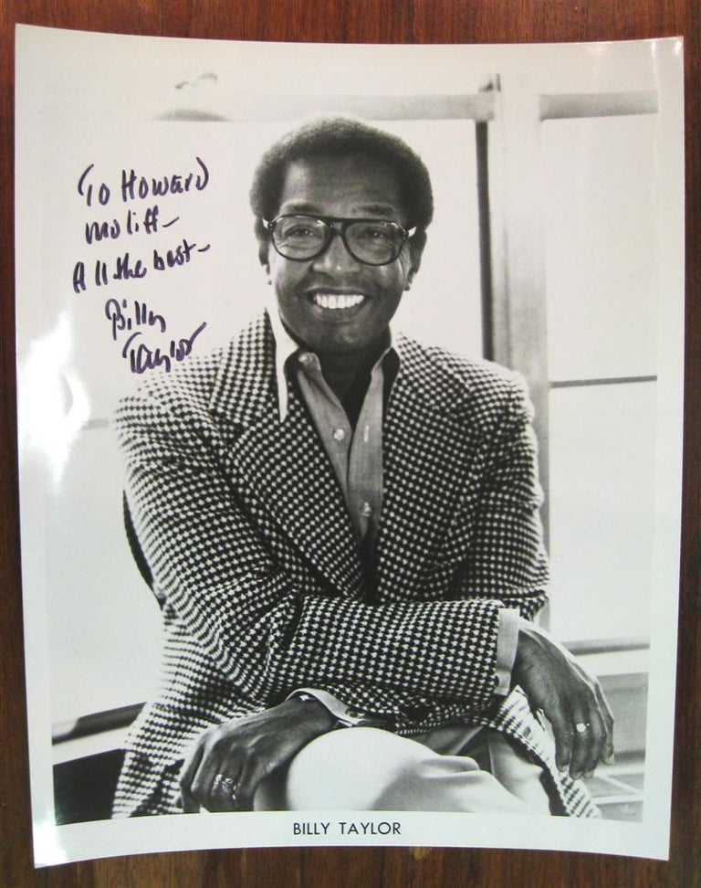Item #206390 Signed Photograph. Billy TAYLOR, 1921 - 2010.