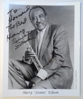 Item #206391 Signed Photograph. Harry "Sweets" EDISON