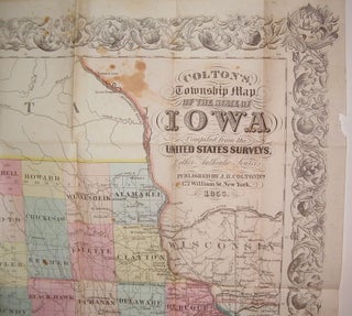 Colton's, Township Map of the State of Iowa Compiled from the United States Surveys, & Other Authentic Surveys