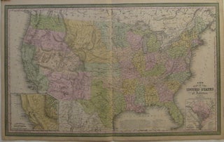 Item #207430 A New Map of the United States of America. Samuel Augustus Sr MITCHELL