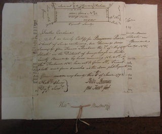 Autographed Partly Printed Document Signed
