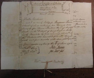 Autographed Partly Printed Document Signed