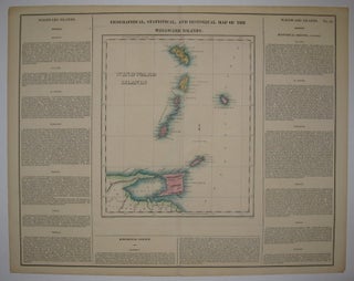 Item #209491 Geographical, Statistical, and Historical Map of the Windward Islands. CAREY, LEA