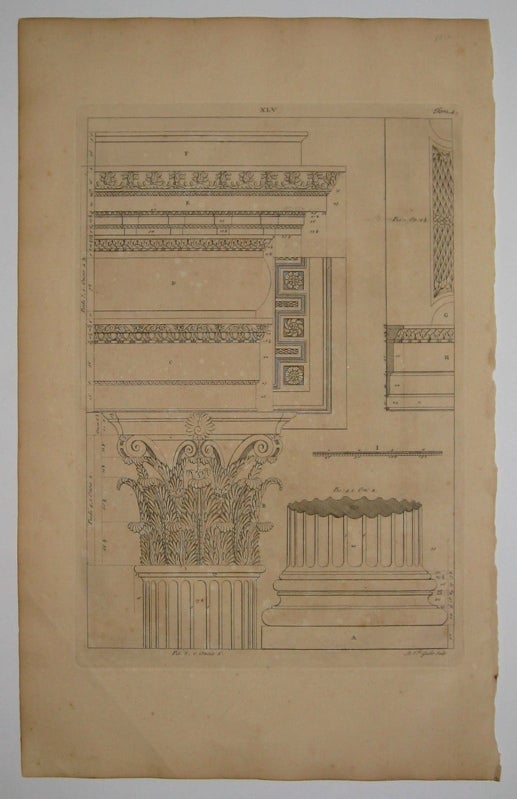 Item #209635 Architecture de Palladio, Divisee en Quatre Livres (Plate XLV. Tom. 4.). Giacomo LEONI.