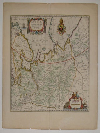 Item #209887 Russiae, vulgo Moscovia dictae, Partes Septentrionalis et Orientalis. Willem BLAEU