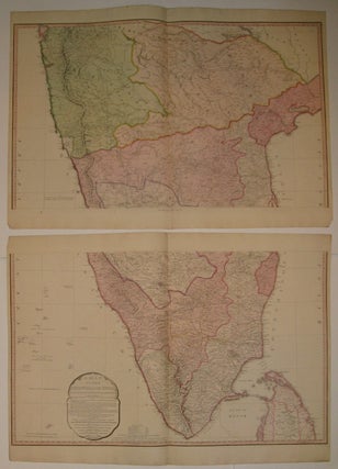 Item #210360 A Map of the Peninsula of India from the 19th Degree North Latitude to Cape Comorin....