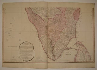 A Map of the Peninsula of India from the 19th Degree North Latitude to Cape Comorin.
