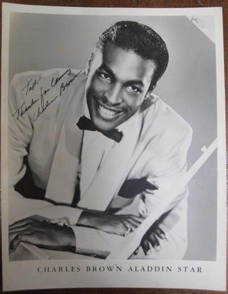Item #210920 Signed Photograph. Charles BROWN, 1922 - 1999