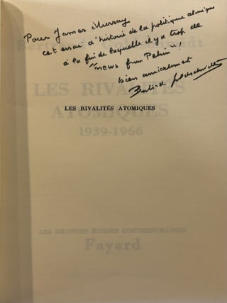 Les Rivalites Atomiques 1939-1966