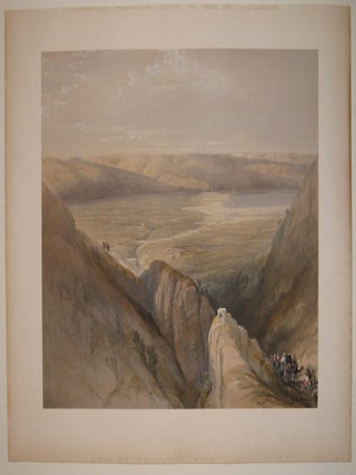 Item #211690 Descent upon the Valley of the Jordan. David ROBERTS