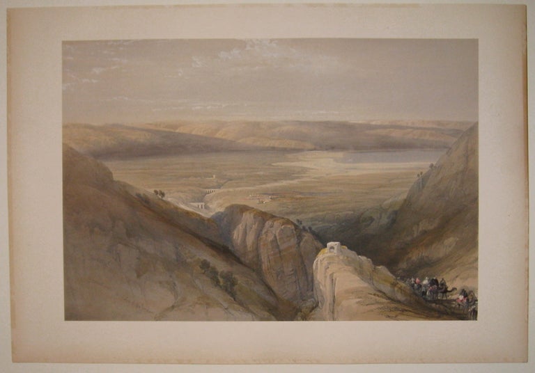 Item #211690 Descent upon the Valley of the Jordan. David ROBERTS.