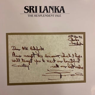 Item #212009 Sri Lanka: The Resplendent Isle. Richard SIMON