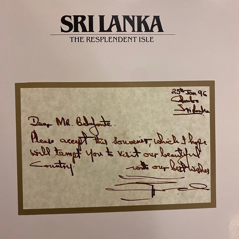 Item #212009 Sri Lanka: The Resplendent Isle. Richard SIMON.