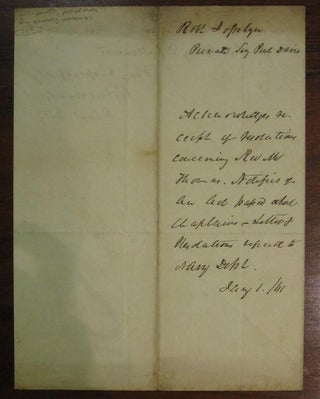 War-Date Autographed Letter Signed