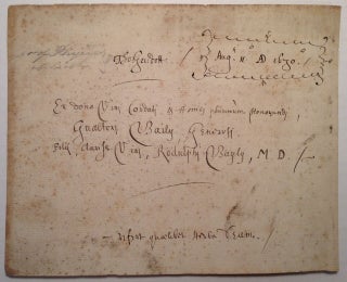 Item #212977 Autographed Document Signed. Thomas GUIDOTT