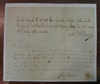 Autograph Document Signed