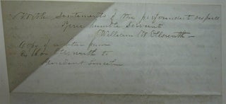 Retained Copy of a Letter to Abraham Lincoln