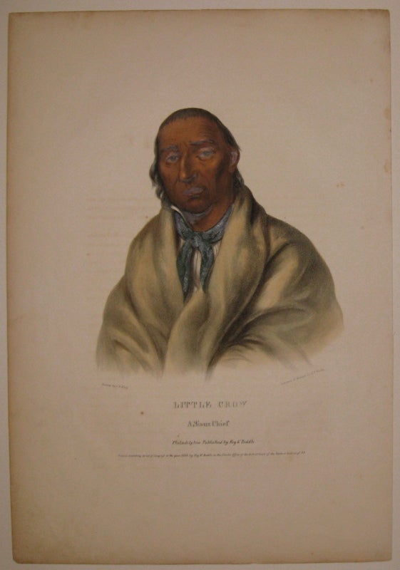 Item #213652 Little Crow: A Sioux Chief. Thomas L. MCKENNEY, James HALL.