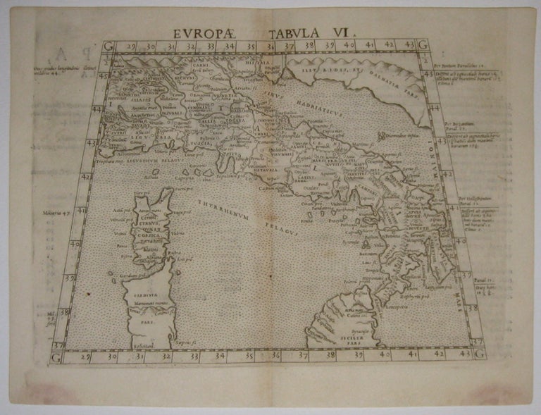 Item #214194 Europae Tabula VI. Girolamo RUSCELLI.