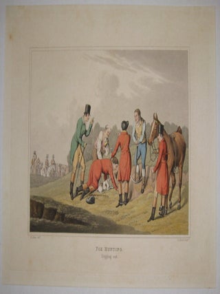 Item #214246 Fox Hunting: Digging out. H. ALKEN
