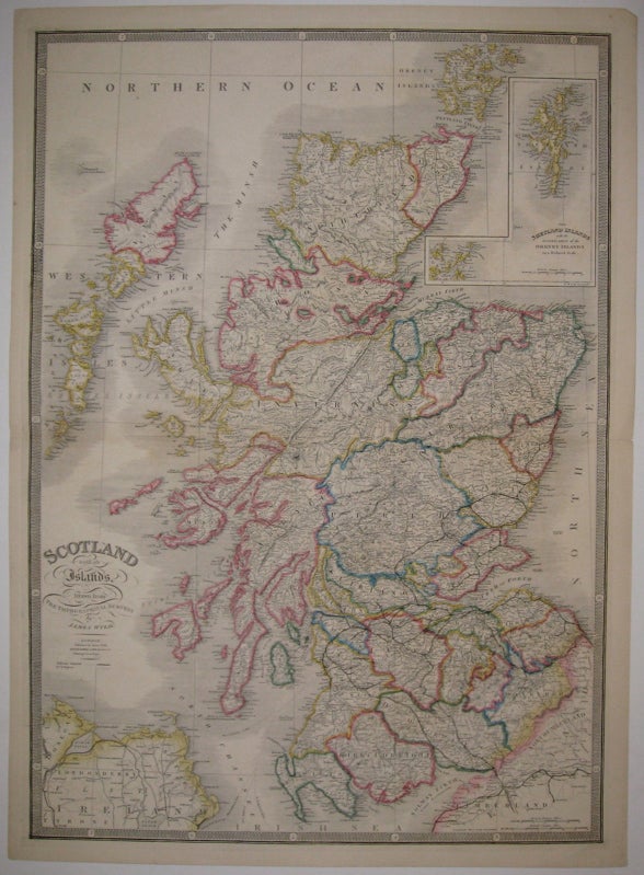 Item #214340 Scotland with its Islands. James WYLD.