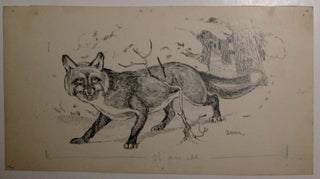 Item #214749 Untitled (The Red Fox). Horace Boylston DUMMER