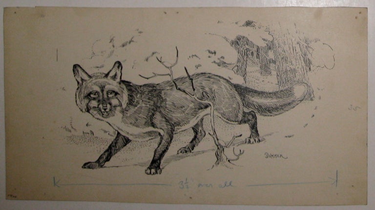 Item #214749 Untitled (The Red Fox). Horace Boylston DUMMER.