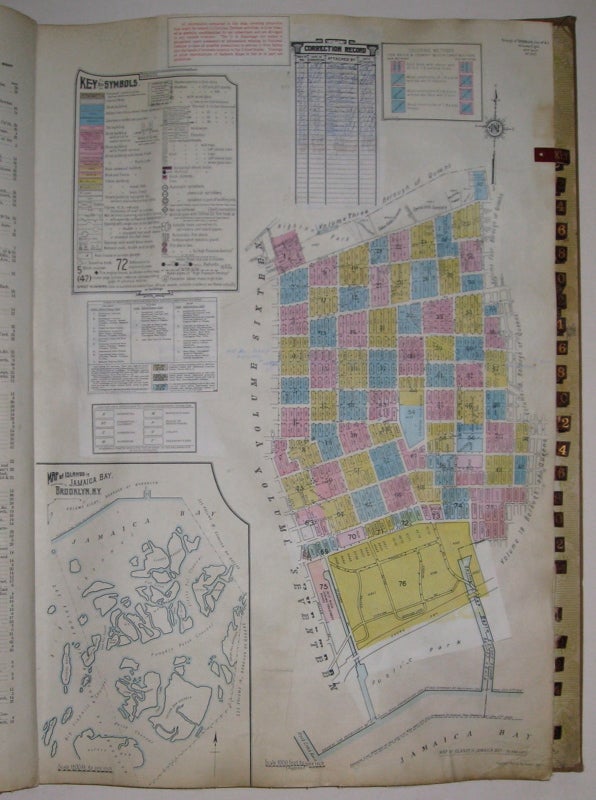 Item #214841 Vol. 8 of 29 Atlases of Insurance Maps for Brooklyn. East New York. SANBORN MAP COMPANY.