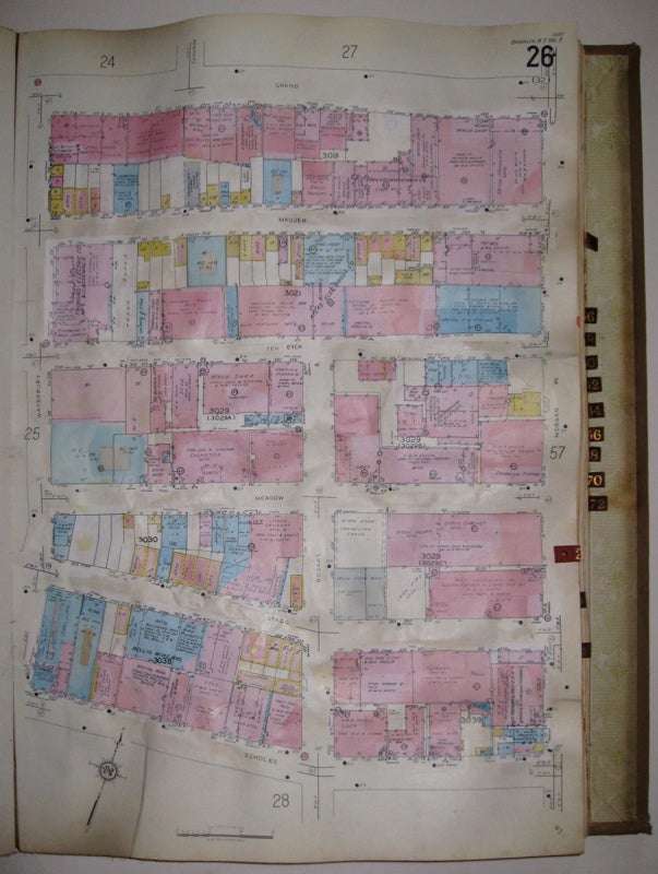 Item #214842 Vol. 9 of 29 Atlases of Insurance Maps for Brooklyn. East Williamsburg & Bushwick. SANBORN MAP COMPANY.