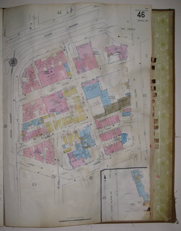 Item #214845 Vol. 10A of 29 Atlases of Insurance Maps for Brooklyn. Kensington, South Prospect Park & Borough Park. SANBORN MAP COMPANY.