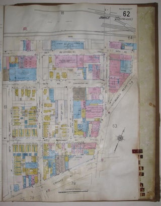 Item #214864 Vol. 6 of 29 Atlases of Insurance Maps for Queens. Downtown Jamaica & Morris Park....