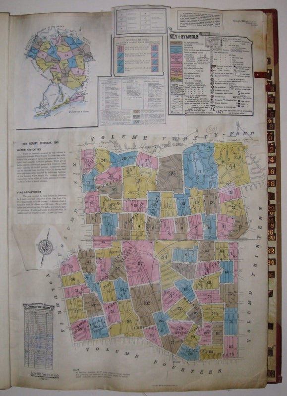Item #214865 Vol. 7 of 29 Atlases of Insurance Maps for Queens. Hollis & Jamaica Estates. SANBORN MAP COMPANY.