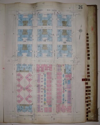 Item #214869 Vol. 10 of 29 Atlases of Insurance Maps for Queens. Jackson Heights & East Elmhurst....