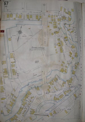 Item #214872 Vol. 18 of 29 Atlases of Insurance Maps for Queens.Howard Beach and Ozone Park....