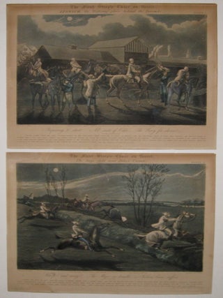 The First Steeple-Chace on Record (Set of four)