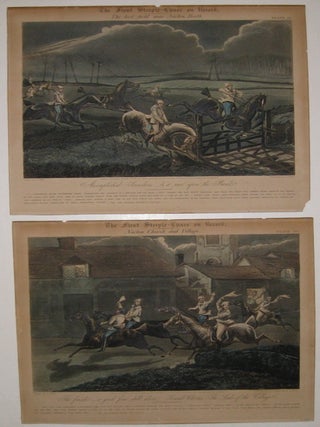 The First Steeple-Chace on Record (Set of four)