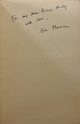 Item #217145 Montgomery, Alabama Money, Mississippi and Other Places: A Pamphlet in Poetry. Eve...