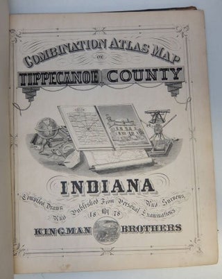 Combination Atlas Map of Tippecanoe County, Indiana