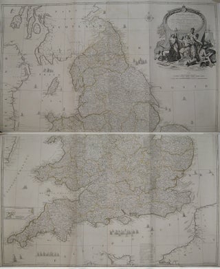 Item #217802 England and Wales Drawn from the most accurate Surveys-containing all the Cities,...